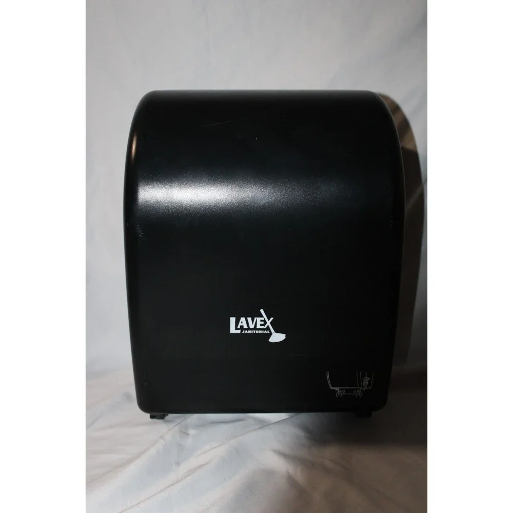 Lavex Janitorial Wall Mount Commercial Roll Paper Towel Dispenser Black